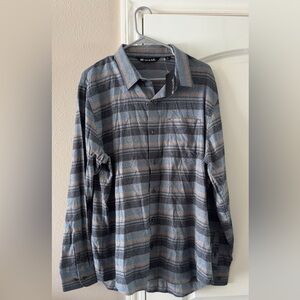 Travis Mathew Cloud Flannel Stripe Size Large